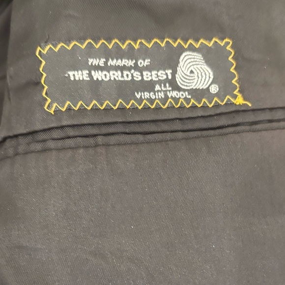 Polo University Club Ralph Lauren Mens Blazer Chest Sz 45 Dark Gray Made In USA - Picture 7 of 11